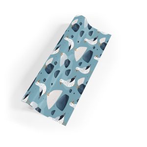 Whimsical Seaside Seagulls Wrapping Paper