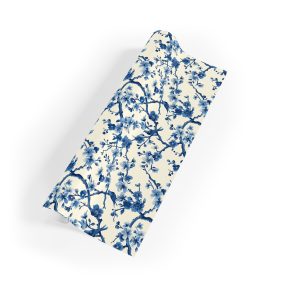 Elegant Blue Blossom Wrapping Paper