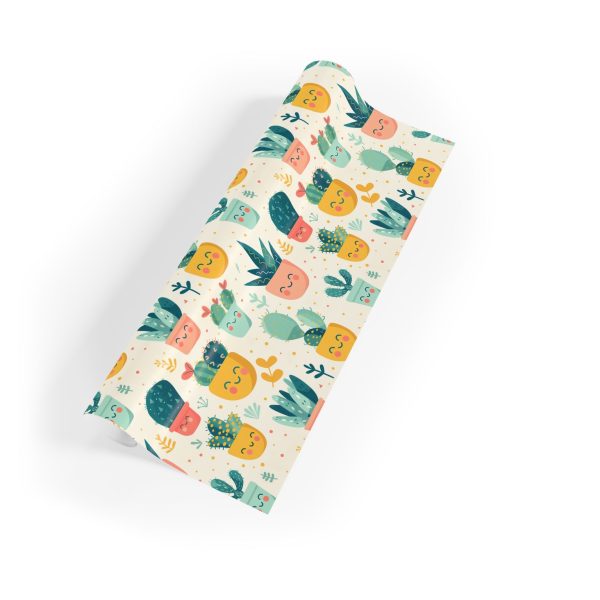 Quirky & Joyful Cacti Wrapping Paper