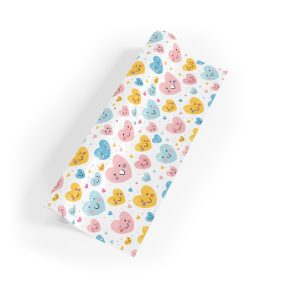 Colorful Heart Smiles Wrapping Paper