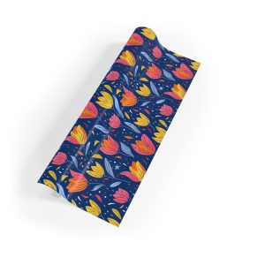 Springtime Tulips Wrapping Paper