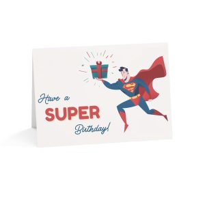 Superhero Birthday Card – Fun and Eco-Friendly Design
