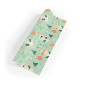 Festive Seals Party Wrap with Balloons