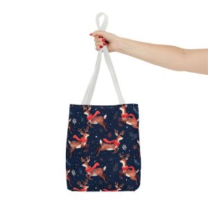 Winter Reindeers in Scarves