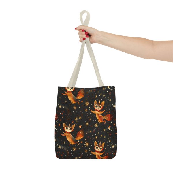 Whimsical Party Foxes Reusable Gift Tote Bag