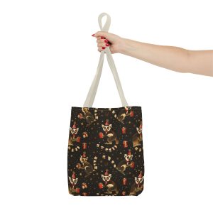 Festive Lemurs with Gifts Reusable Gift Tote Bag