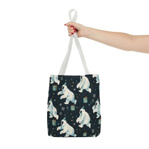 Reusable Gift Tote Bag with Gorillas and Gifts