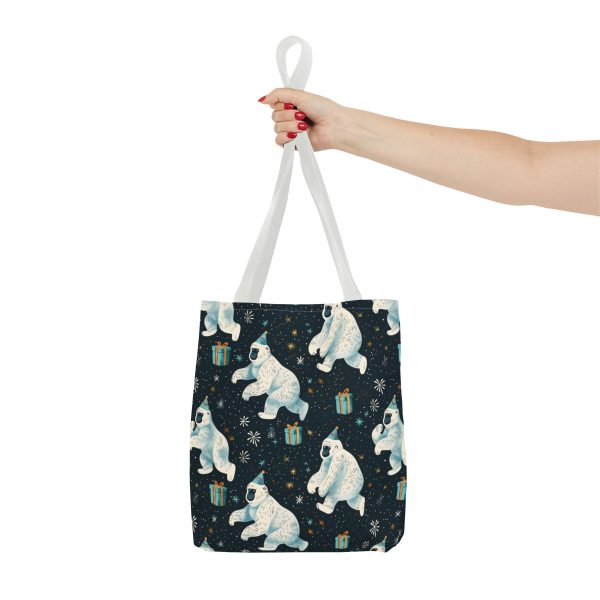 Reusable Gift Tote Bag with Gorillas and Gifts