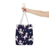 Reusable Gift Tote Bag with Confetti Cats and Gifts