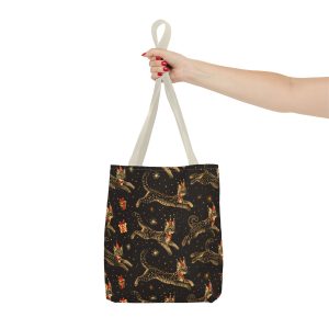Reusable Gift Tote Bag - Playful Party Lynxes Design