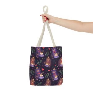 Birthday Bears with Cakes and Party Hats Gift Tote Bag