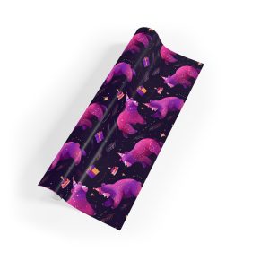 Playful Party Bears Eco-Friendly Wrapping Paper