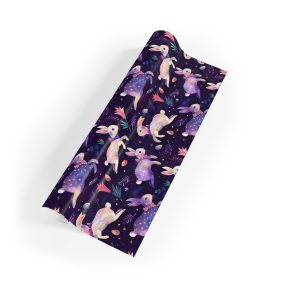 Magical Hopping Bunnies with Sparkles Eco-Friendly Wrapping Paper