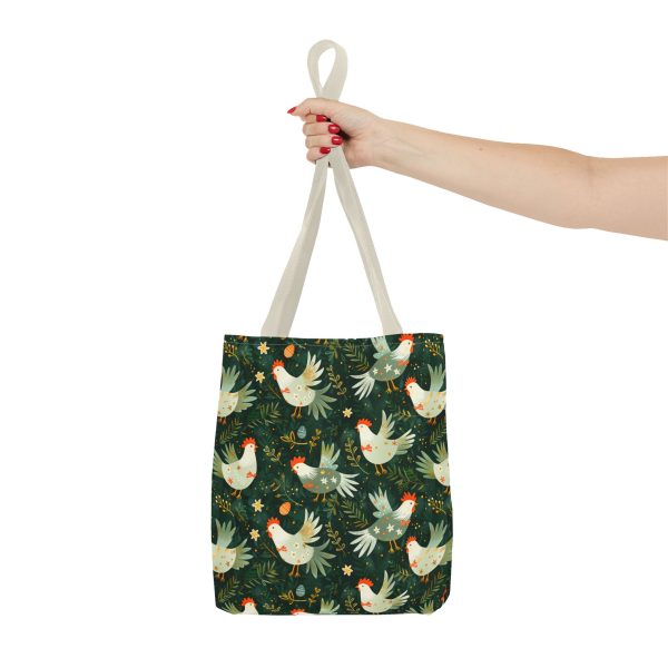 Stylish Reusable Gift Tote Bag - Charming Easter Chickens Design