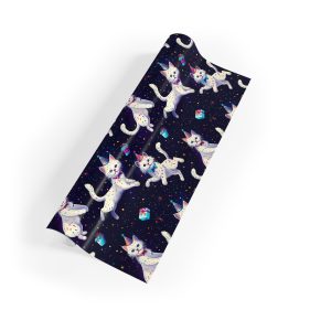 Playful Party Cats with Gifts Eco-Friendly Wrapping Paper