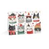 Holiday Cats in Festive Attire - Eco-Friendly Greeting Card