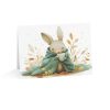 Cozy Bunny with Tea - Eco-Friendly Greeting Card