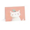 Peaceful Cat with Dragonfly Eco-Friendly Greeting Card