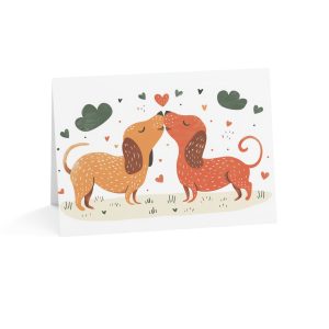 Dachshund Love - Eco-Friendly Greeting Card